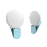 2022.1pcs Rechargeable Mini LED Flash Beauty Fill Light Portable Selfie Ring Flash LED 9 pcs Bulbs Beauty Light for Phone