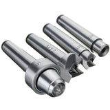 4Pcs/Set Mt2 Live Center Drive Spur Driver Dead Center With Wooden Case For Metalworking Wood Lathe Turning Tools