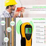 4 In 1 Metal Detector Find Metal Wood Studs AC Voltage Live Wire Detect Wall Scanner Electric Box Finder Wall Detector SH201