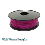 X MOONLEE 3D PLA Filament 1.75mm 1KG 3D Printer PLA ABS TPU PETG Carbon 3D Plastic Printing Filament Pla 3PLA Transparent Purple