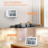 Zigbee Wireless Thermometer Hygrometer Smart Humidity Temperature Sensor with Luminous Intensity Measurement App Notification
