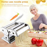 Pasta Press Machine Noodle Maker Split Two-Knife Household Manual Pasta Machine Pressure DIY Noodles Makers