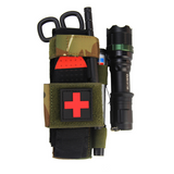 For First Aid Camping Hiking Tactical First Aid Kit, Can Match CAT Tourniquet Shear Tactical MOLLE Pouch / Belt Ideal Gift