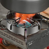 Camping Gas Stove Windshield Outdoor Camping Stainless Steel Windproof Bracket Picnic Cooking Supply