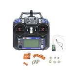FS-i6 6CH 2.4G AFHDS 2A LCD Transmitter with iA6 Receiver and Monitor Stand for RC Heli Glider Quadcopter Drone