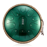 13 Inch 15 Tone Steel Tongue Drum Hand Drum  D Tone Ethereal Drum Yoga Meditation Percussion Instrument Bring Specialty Drum Bag