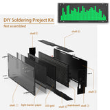 Diy led music spectrum display Kit 16x32 rhythm lights clock temperature 8 kinds Spectrum mode SMD soldering project