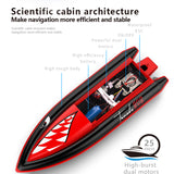 Upgraded 808 RC Boat 2.4G Remote Control speedboat Rechargeable Waterproof Cover Design Anti-collision Protection wltoys RC Bait