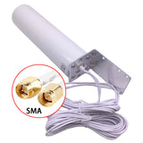 WiFi antennas 4G LTE Outdoor Barrel antenna Waterproof SMA CRC9 TS9 Omni antenne High Gain 698-2700MHz for Huawei Router Modem