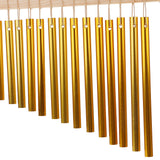 Durable 20-tone Handcraft Windchime Bar Chime W/ Wood Stand 38.5 X 27cm