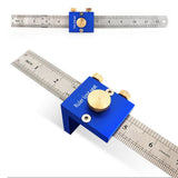 300mm/12 Inch Metric Imperial Double Scale Line Drawing Ruler Stainless Steel Woodworking Line Drawing Tool Woodworking Ruler