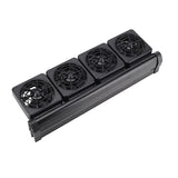 2/3/4 Head Aquarium Fan Mute Automatic Temperature Control Fan Cooling Fish Tank Water Cooling Aquarium Tool  Salt/Fresh Water