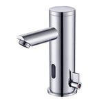 FLG Automatic Infrared Sensor Hand Touch Hot Cold  Chrome Polished Sink Mixer Bathroom Tap Basin Faucets