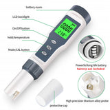 3 in 1 TDS PH Meter PH/TDS/Temp Meter Digital Water Quality Monitor Household PH Tester Backlight for Pools Drinking Aquariums