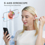Wireless Otoscope Earwax Removal Camera, ScopeAround Digital Otoscope Ear Cleaner, 1080 HD Ear Camera with 6 LED Lights