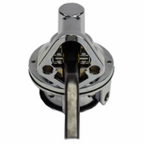 Two Valve  Mechanical Fuel Pump for Ford SB 221-351 Windsor SB, V8 Engine, 6 PSI 1/4"  NPT Inlet/Outlet,Chrome