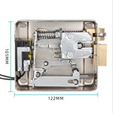 12VDC Electric Electronic Gate Door Lock For Doorbell Intercom Access Entry Security System with emergency knob