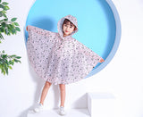 Freesmily Kids Stylish Rain Poncho Waterproof Rain Jacket Coat For Girls Boys