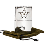 2pcs/1pc Outdoor Metal Hand Warmer with Pouch for Fishing Camping Hiking Metal Hand Warmer Petrol Reusable Pocket for Ski Winter