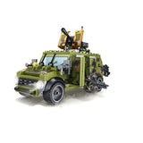 Military Series World War II Chinese Army VN9 wheeled armored vehicle DIY Model Building Blocks Bricks Toys Gifts