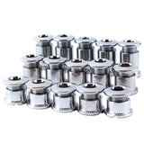 1PC Nail Plate Dental Plate Screws Steel Chainwheel Bolts Road Bike Crank Plate Crusset Nut Parts Bicycle Acc