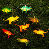 String Lights With Bright Dinosaurs Realistic Looking Dinosaurs Light 8 Leds Children Gift Plastic Toy For Bedroom Decoration