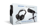 ZOOM ZDM-1 PODCAST MIC PACK ZDM-1 Microphone and ZHP-1 Headphone Recording Set For Professional Sounding Podcast ZDM-1PMP