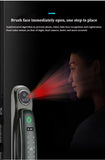 New Design Fully Automatic 3D Face Recognition Fingerprint Smart Home Wifi APP Card Key Code Smart Door Lock with HD Camera