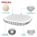 Sinocare White Noise Machine Natural Sound Portable Soothing Parents Baby Sleeping,Smart Home Timing Music Sleep Meter USB