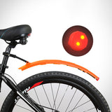 Bicycle Fenders with Taillight Quick Release MTB Adjustable Bike Front Rear Mudguards Folding Bike Fenders Cycling Parts