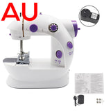 Sewing Machine Mini Portable Household Night Light Foot Pedal Straight Line Hand Table Two Thread Kit Electric To Sew Lock Stitc