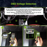 4 IN 1 Car Battery Analyzer OBD Voltage Electric Leakage Detection Cranking Charging Circut Tester Auto Diagnostic Scanner Tool