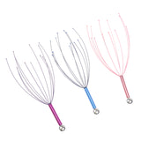 Head Relax Massager Head Hair Held Scalp Neck Equipment Stress Release Relax Massager Physician Steel Ball Massager