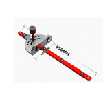 Aluminum Angle Miter Gauge Sawing Assembly Ruler Woodworking Tool 400mm Alluminium Fence for Table Saw Router Wood Working DIY