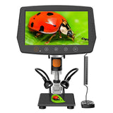 9 Inch Large Screen Microscope Adjustable LED Light Digital HD 1080P 1000X Microscope for Soldering Electronic Phone PCB Repair