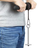 Gym Fitness Forearm Trainer Strengthener Hand Gripper Strength Wrist Exerciser Weight Lifting Rope Curl Waist Roller Power Stick