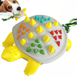 MEOWS Dog Chew Toys Toothbrush Turtle Shape Rub And Clean Tooth Remove Calculus Dulable Licking Bite