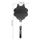 Waffle Pan Non-stick Cake Bake Diy Dessert Cook Pan Breakfast Machine Mini Waffles Pot Family-housed Kitchen Tools