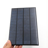 Solar Panel 12V 4.2W Standard Epoxy Polycrystalline 12V DC 4.2WATT 0.35A Silicon DIY Battery Power Charge Module Mini Solar Cell
