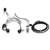Front / Rear Fixie Bike Brake Kit Road Bike Cruiser Brake Set Bike Caliper Brake Kit Side Pull Brake Set bycicle parts