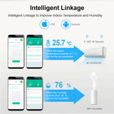 Tuya WiFi Smart IR Remote with Temperature Humidity Sensor Date Display for Air Conditioner TV AC Works with Alexa,Google Home