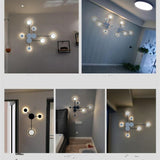 Nordic modern wall lamp Led minimalist wall lamp, living room bedroom, staircase lamp, home decoration bedside wall lamp install