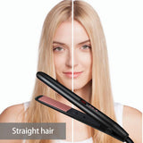 Electric Hair Straightener, Straight Roll Dual-use Splint, Tourmaline Ceramic Perm Device,   Curling Straight Iron Plastic&Metal