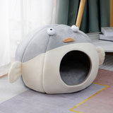 Sweet Cat Bed Warm Cat Nesk Round Pets Sleeping Cave Kitten Beds And Houses Soft Kitten Lounger Cushion Cat's Accessories