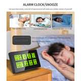 Dual Channel Timer Digital Kitchen Timer 2 Channels Count Up&amp;Down Incubation Timepiece Alarm Clock with Snooze Magnetic Back