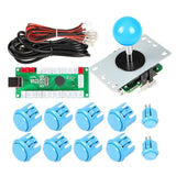 1 Player Arcade DIY Kit USB Encoder to PC Arcade Joystick Buttons for USB MAME PC Game DIY & Raspberry Pi Retro Controller Parts