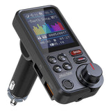 1.8inch Car Wireless Bluetooth FM  QC3.0 Fast Charging Treble And Bass Sound Music Player MP3 Player Audio Charging Handsfree