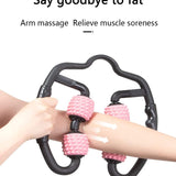 U-shaped Trigger Point Massage Rollers Are Suitable For 4 Rounds Of Fitness Yoga Exercises For Arms Legs And Neck Muscles