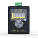 0-5V 0-10V 4-20mA Signal Generator and Rechargeable Battery Pocket Adjustable Voltage Current Simulator Calibrator