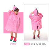 Hot Sale Cute Dinosaur Raincoat Waterproof Children Kids Rain Jacket Boys Girls Rain Coat Outdoor Trench Poncho Student Rainwear